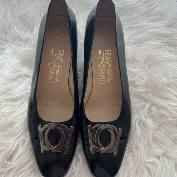 Ferragamo black Shoes Size 9 - Picture 2 of 8